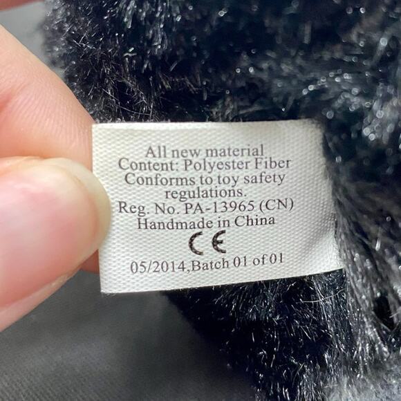 New Original Tasty Peach Studios Black Zombie Alpaca Plush 5/2014 Batch 01 of 01 - Picture 9 of 9